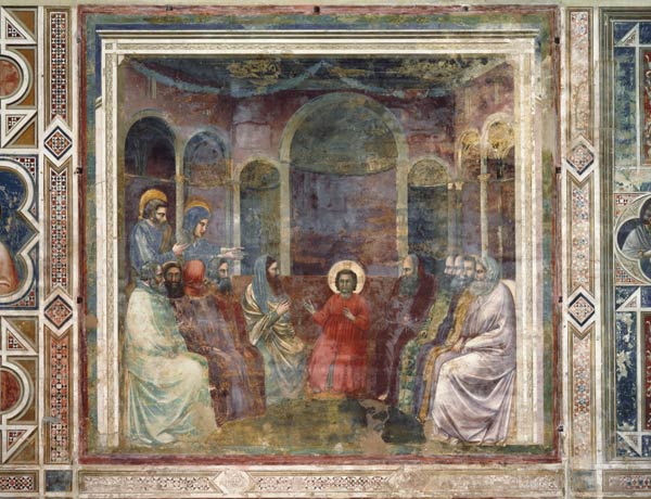 Giotto, Zwoelfjaehriger Jesus.. / Padua from Giotto (di Bondone)