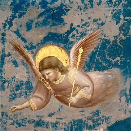 Giotto, Darbringung im Tempel / Ausschn.