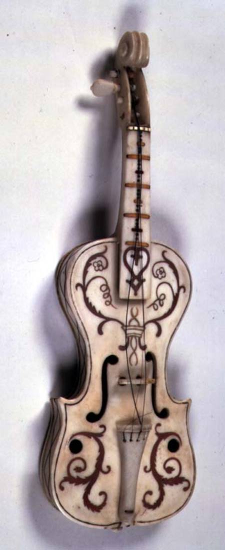 Front of a violin from Giovanni Battista Cesarini