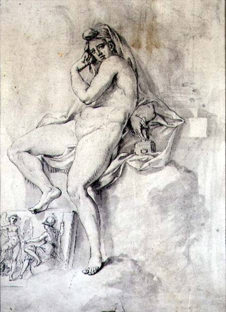 Female Personification of Sculpture from Giovanni Battista Cipriani
