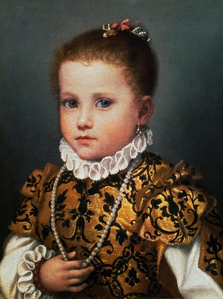 Portrait of a Young Girl from Giovanni Battista Moroni