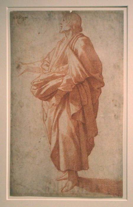 Study of a draped figure from Giovanni Battista Paggi
