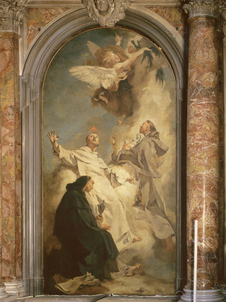 G.B.Piazzetta, Drei Heilige from Giovanni Battista Piazzetta
