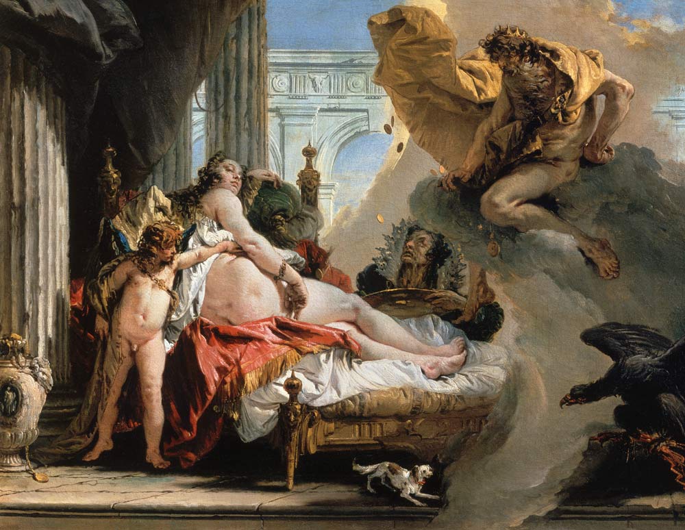 G.B.Tiepolo, Danae from Giovanni Battista Tiepolo