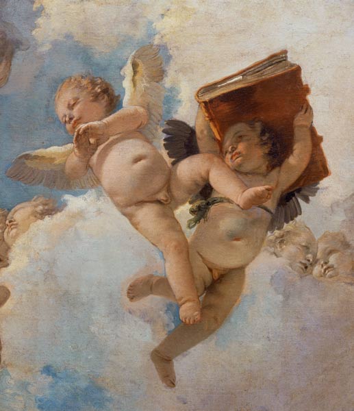G.B.Tiepolo, Engel mit Buch from Giovanni Battista Tiepolo