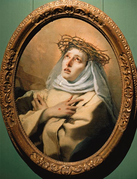 G.B.Tiepolo, Hl.Katharina von Siena from Giovanni Battista Tiepolo