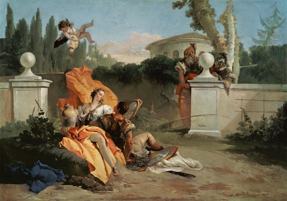 G.B.Tiepolo, Rinaldo u.Armida im Garten from Giovanni Battista Tiepolo