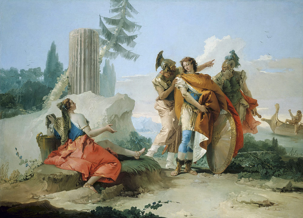 Rinaldo verlässt Armida from Giovanni Battista Tiepolo