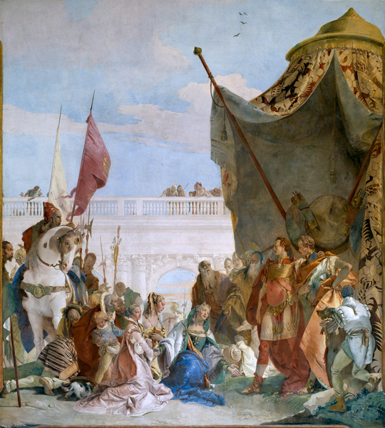 The Family of Darius before Alexander from Giovanni Battista Tiepolo