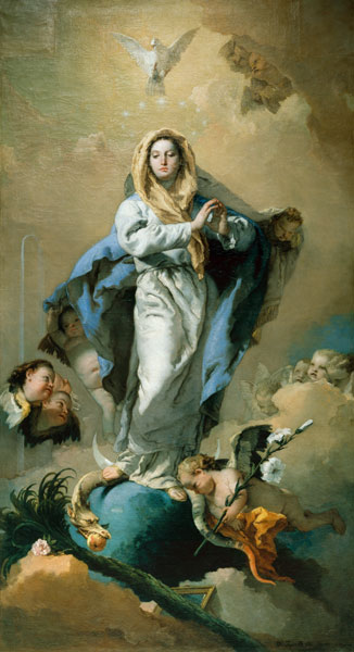 G.B.Tiepolo, Unbefleckte Empfaengnis from Giovanni Battista Tiepolo