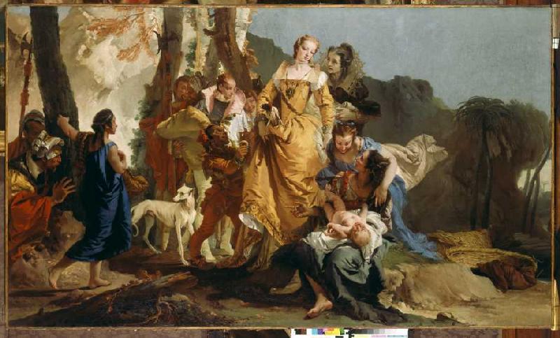 Die Auffindung des Mosesknaben from Giovanni Battista Tiepolo