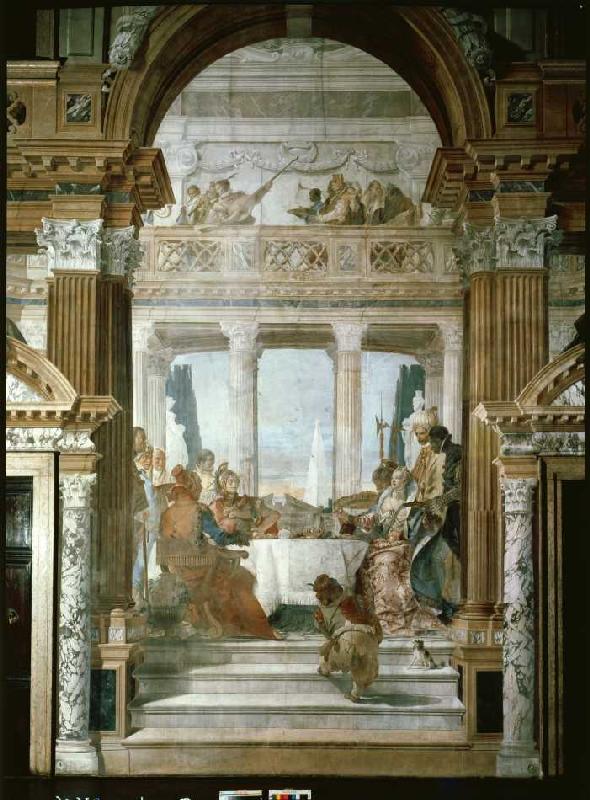 Das Gastmahl der Kleopatra from Giovanni Battista Tiepolo