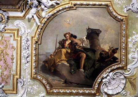 Fortitude and Justice from the 'Sala Capitolare' (Hall of Surrender) from Giovanni Battista Tiepolo
