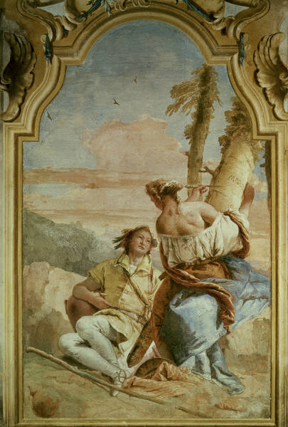 G.B.Tiepolo, Angelica und Medoro from Giovanni Battista Tiepolo