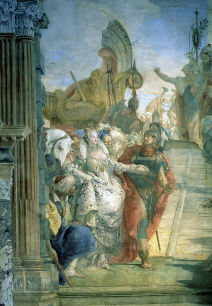 G.B.Tiepolo, Antonius und Kleopatra from Giovanni Battista Tiepolo
