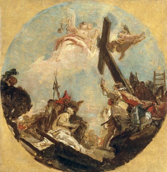 G.B.Tiepolo, Auffindung des Kreuzes from Giovanni Battista Tiepolo