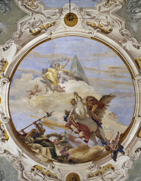 G.B.Tiepolo, Bellerophon auf Pegasus from Giovanni Battista Tiepolo