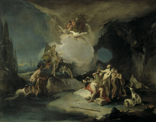 G.B.Tiepolo, Diana und Kallisto from Giovanni Battista Tiepolo