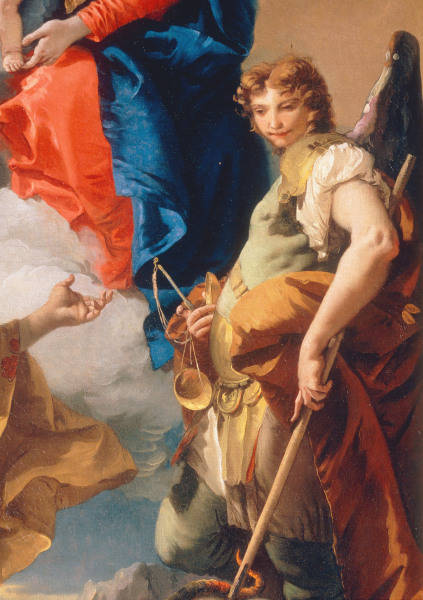 G.B.Tiepolo, Erzengel Gabriel from Giovanni Battista Tiepolo