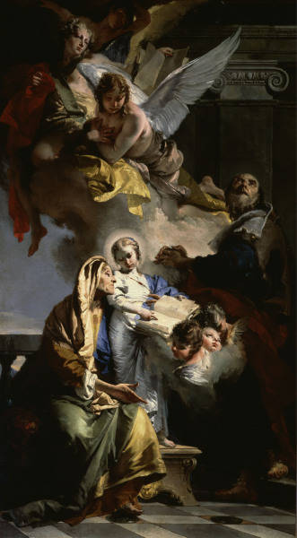 G.B.Tiepolo, Erziehung Jungfrau Maria from Giovanni Battista Tiepolo