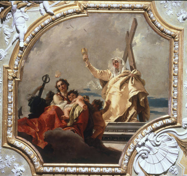 G.B.Tiepolo, Fides, Caritas u.Spes from Giovanni Battista Tiepolo