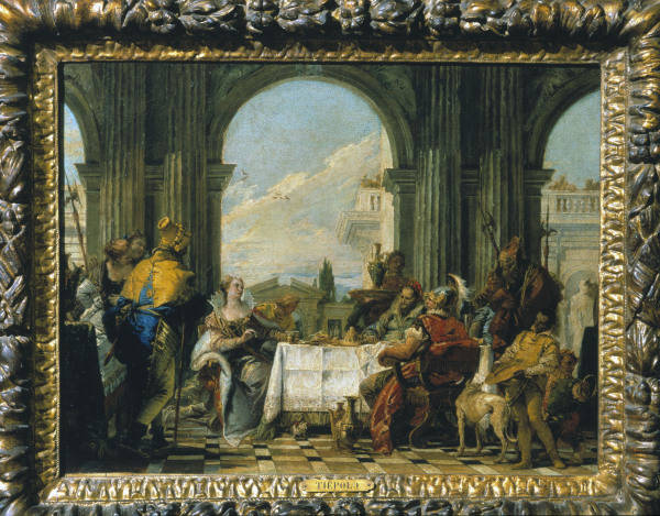 G.B.Tiepolo, Gastmahl der Kleopatra from Giovanni Battista Tiepolo