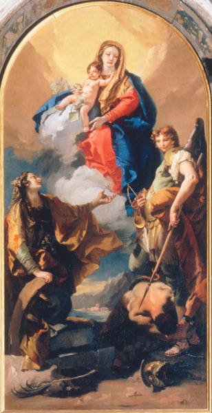 G.B.Tiepolo, Maria mit Kind, Kath.u.Gab. from Giovanni Battista Tiepolo