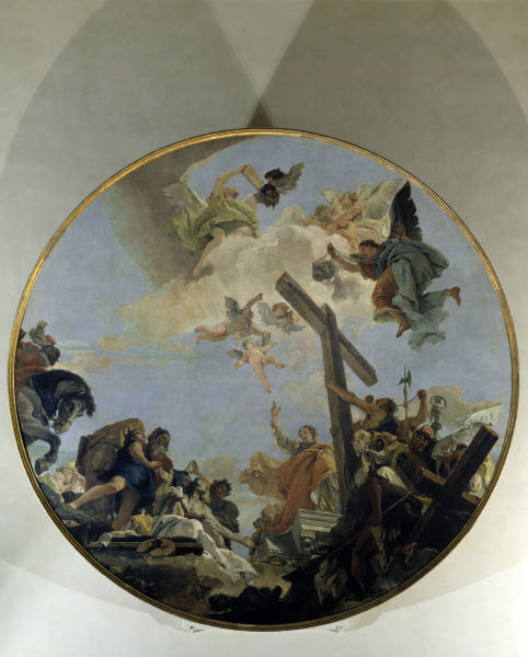 G.B.Tiepolo, Verherrlichung des Kreuzes from Giovanni Battista Tiepolo