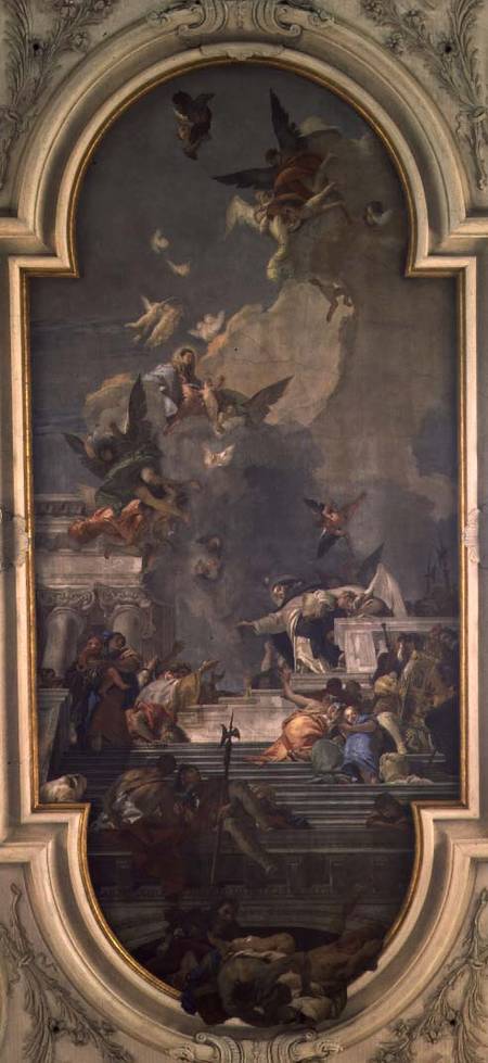 The Institution of the Rosary by St. Dominic from Giovanni Battista Tiepolo