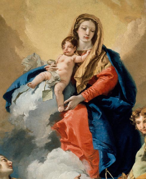 G.D.Tiepolo, Madonna mit Kind from Giovanni Battista Tiepolo