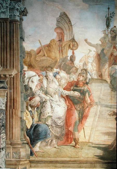 The Meeting of Anthony and Cleopatra from Giovanni Battista Tiepolo
