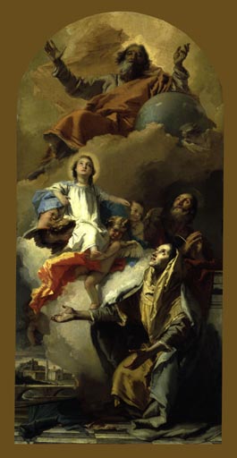 Die Vision der heiligen Anna from Giovanni Battista Tiepolo