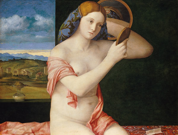 Junge Frau bei der Toilette from Giovanni Bellini