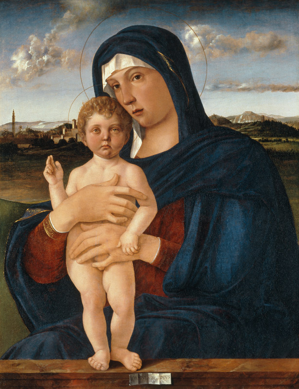 G.Bellini, Maria mit segnend.Kind from Giovanni Bellini