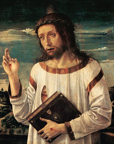 Segnender Christus. from Giovanni Bellini