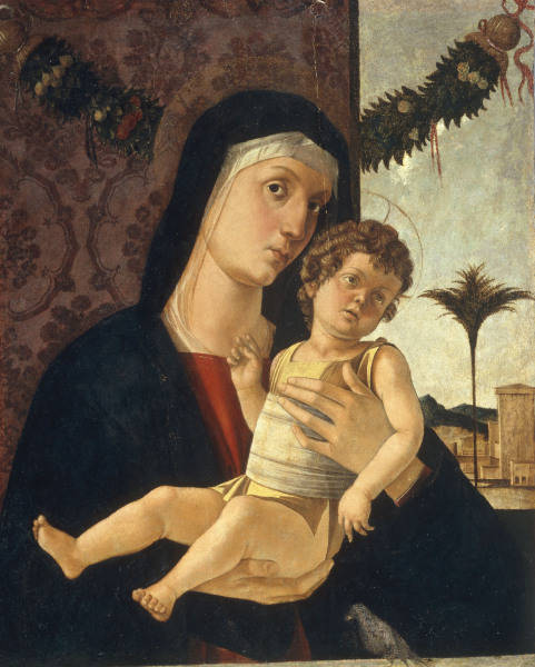 Bellini oder Bastiani, Maria mit Kind from Giovanni Bellini