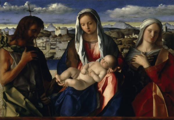 G.Bellini, Maria mit Kind u.Heiligen from Giovanni Bellini