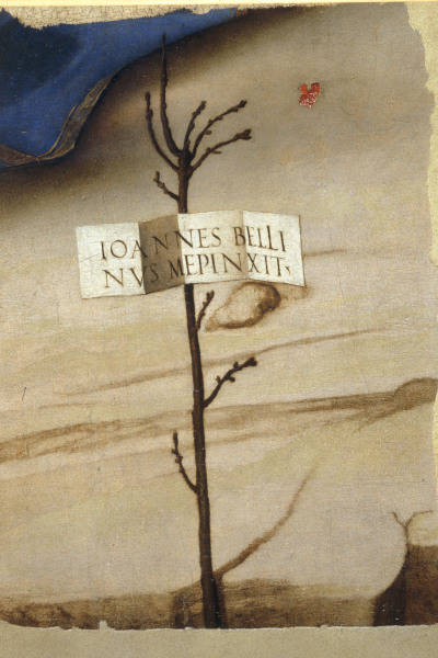Giovanni Bellini, Signatur from Giovanni Bellini