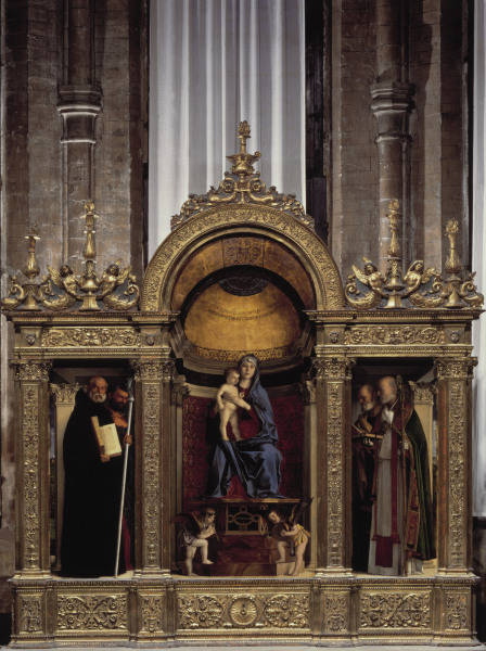 Giov.Bellini, Madonna mit Hlgen / Frari from Giovanni Bellini