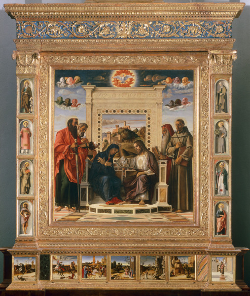 Coronation of the Madonna from Giovanni Bellini