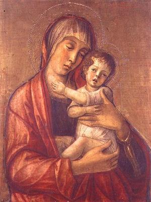 Madonna and Child (tempera on panel) from Giovanni Bellini