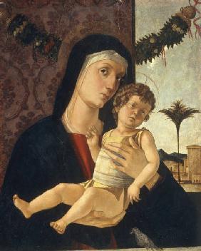 Bellini oder Bastiani, Maria mit Kind