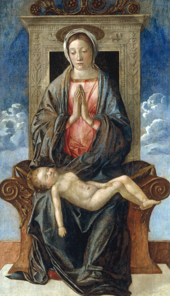 Enthroned Mary w.Child from Giovanni Bellini