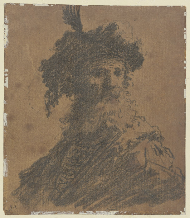 Brustbild eines italienischen Edelmannes from Giovanni Benedetto Castiglione