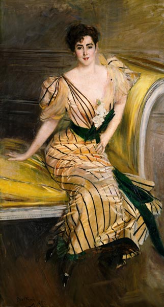 Portrait Of Madame Josephina Alvear De Errazuriz from Giovanni Boldini