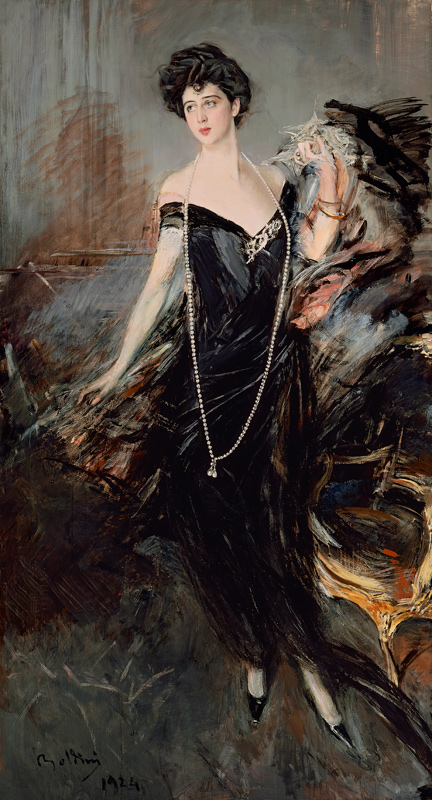 Portrait of Donna Franca Florio from Giovanni Boldini