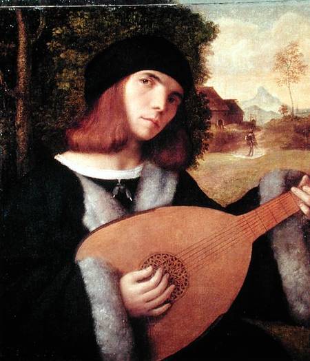 The Lute Player from Giovanni Cariani