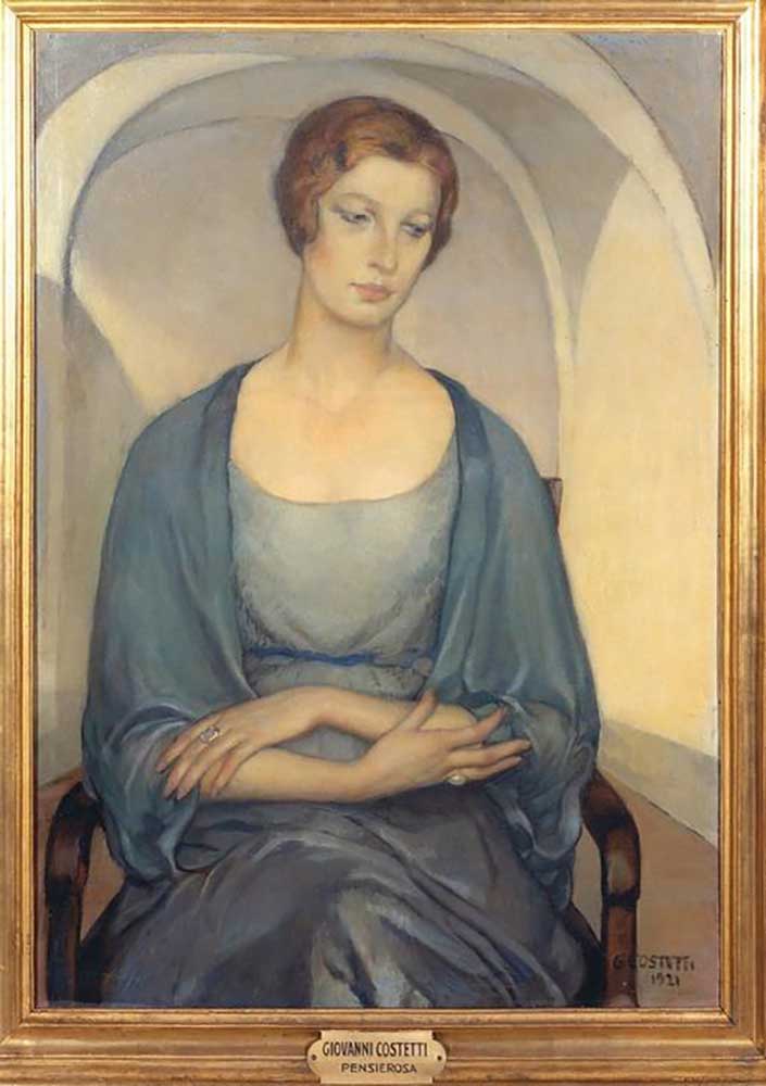 Nachdenkliche Frau from Giovanni Costetti