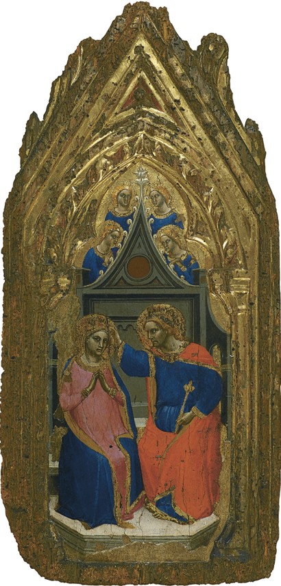 The Coronation of the Virgin with four Angels from Giovanni da Bologna
