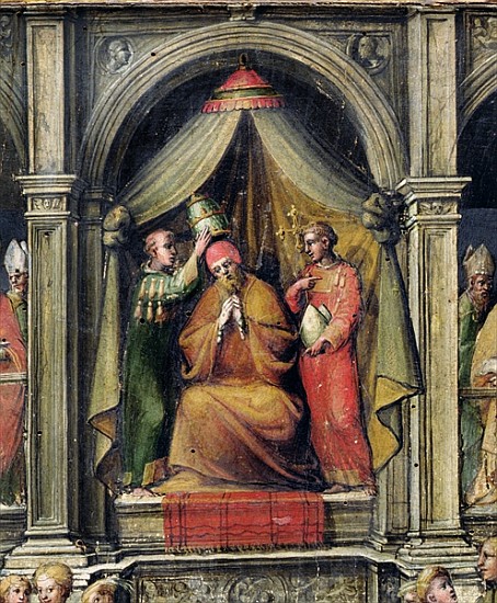 Coronation of Pope Paul II (1417-71) 1534 (detail of 249277) from Giovanni di Lorenzo Cini